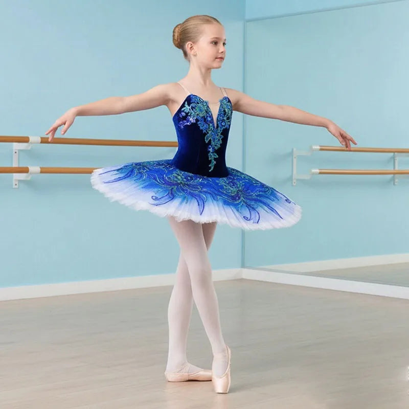 White Ballet Tutu Dress Girls Classical Ballet Tutu Costume for Women Professional Dance Tutu Dress