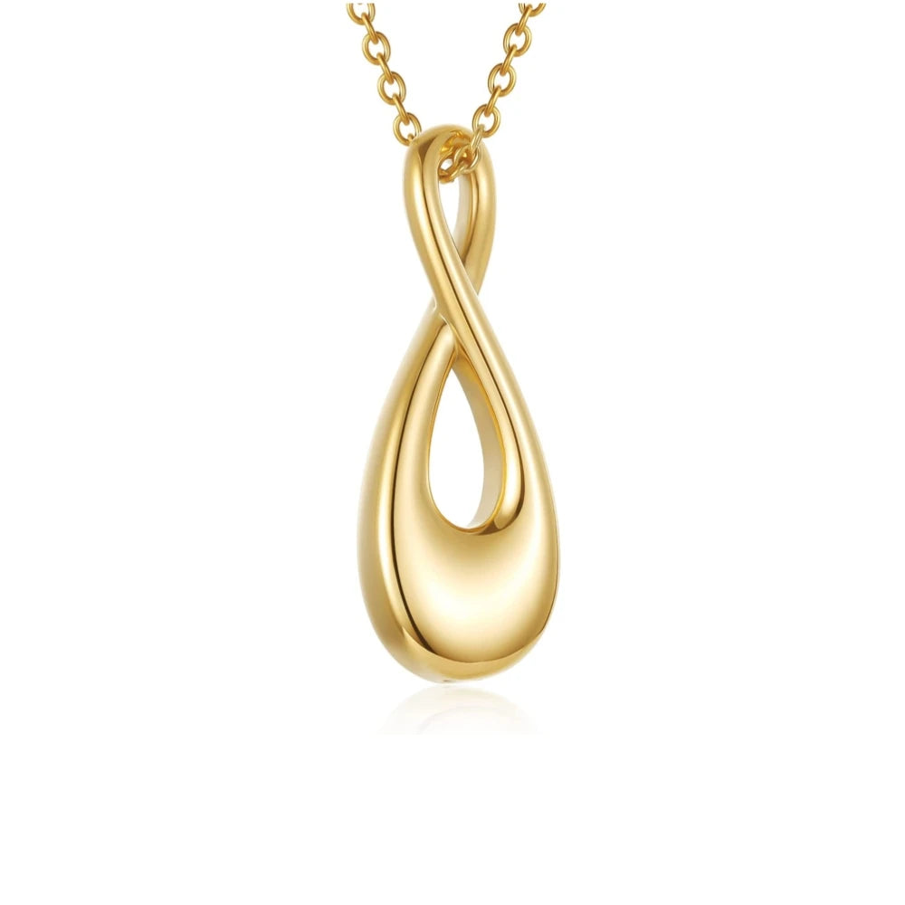 Pet Ash Pendant Modern Luxury Handmade Eco-Friendly Stainless Steel Classic Unisex Funeral Urn Necklace Charm