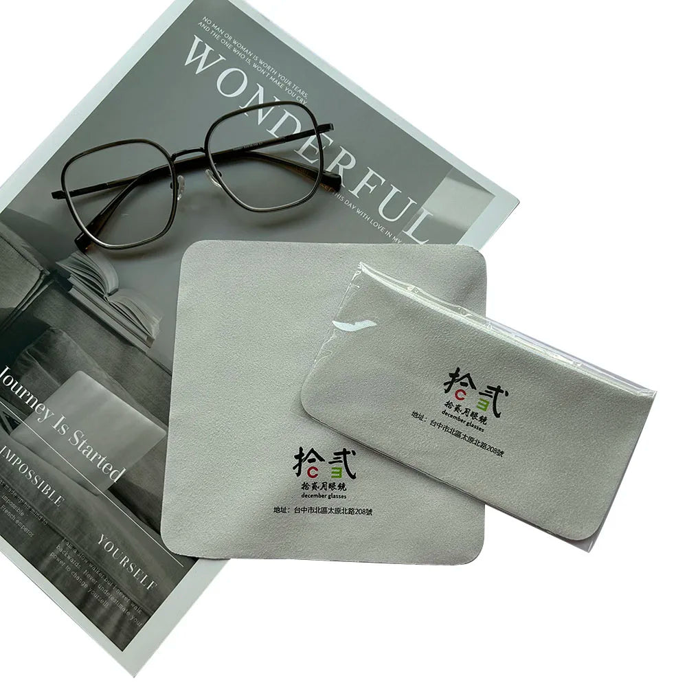Wholesale High Quality Custom logo Microfiber Cloth for Glasses Lens Polishing  Cloth