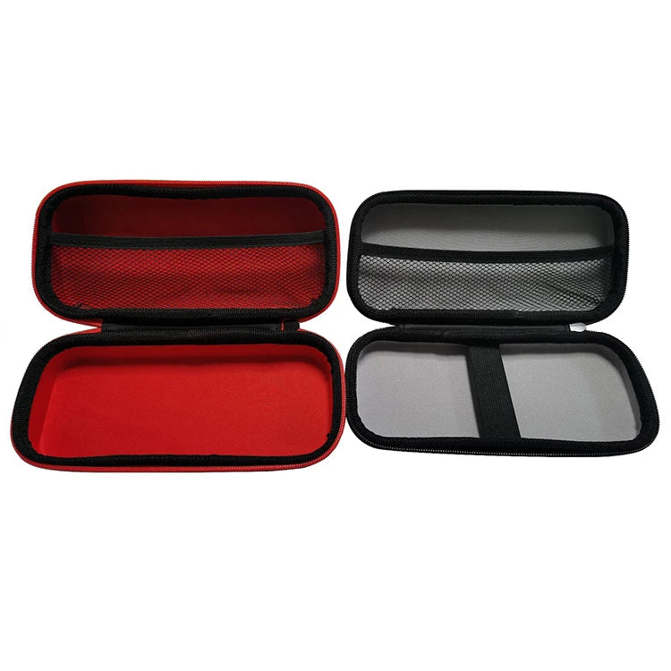 Portable Cheap Price Knitted Fabric Empty Lightweight 2/3 Net Pocket Eva Abrasive Tools Protective Carrying Zipper case Bag