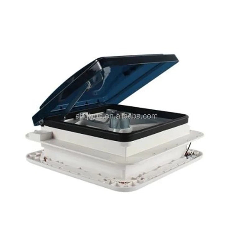 Factory Wholesale 12V Manual Switch Exhaust Fan Vent with LED Lights for RV Caravan Trailer