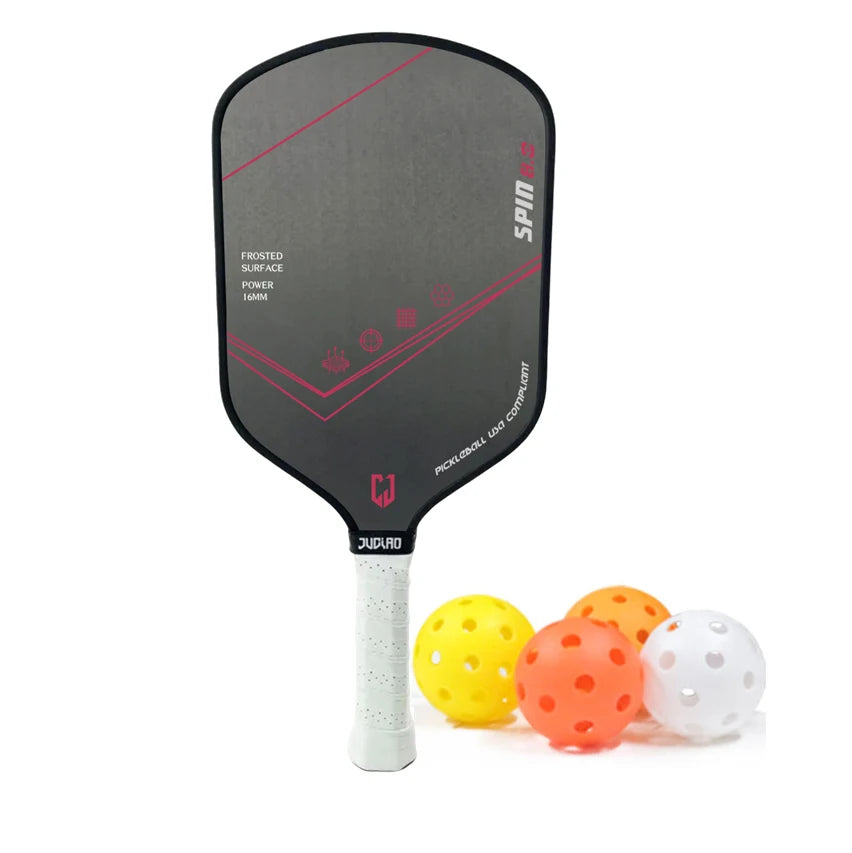 2024 Most Popular Durable 16mm PP Honeycomb Inner T700 Raw Carbon Fiber Rough Surface USAPA Certified Training Pickleball