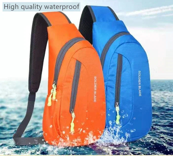2024 New Multi-functional Nylon Outdoor Sports Bag Waterproof Chest Bag Cycling Waist Bag