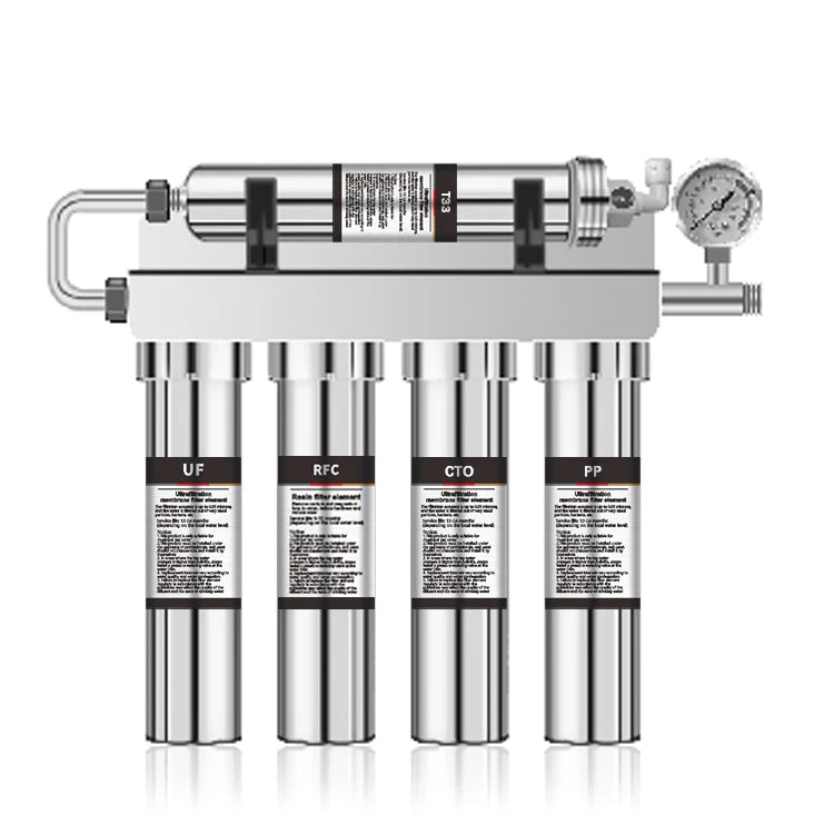 5 Stage UF Purifier Household Water Filter Kitchen Undersink Stainless Steel Resin Water Filter