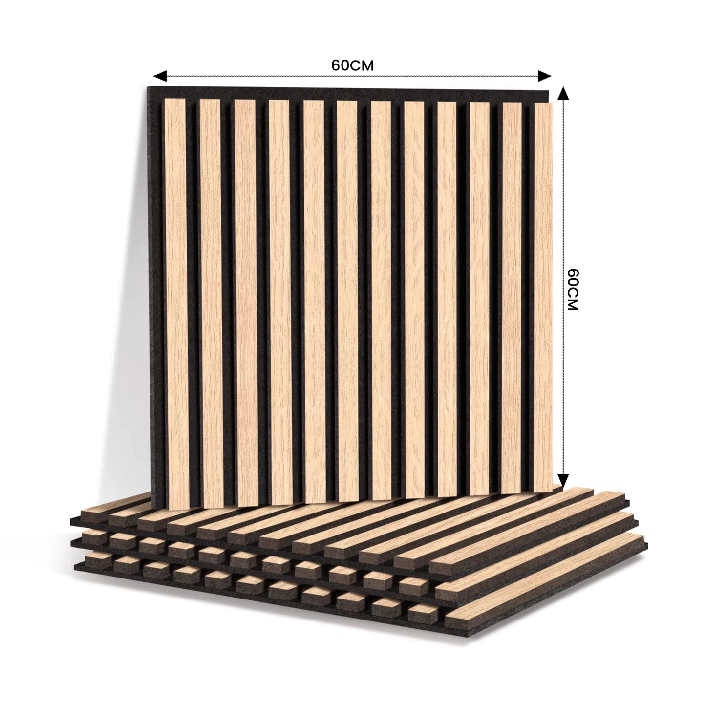 2ft*2ft Three-day Delivery Soundproofing Slat Wood Acoustic Wall Panel Wooden Decorative Panel