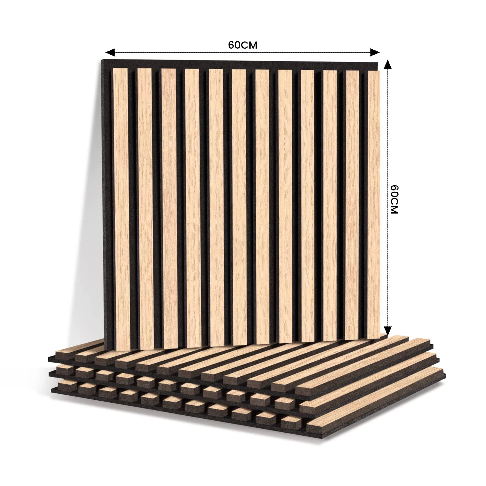 2ft*2ft Three-day Delivery Soundproofing Slat Wood Acoustic Wall Panel Wooden Decorative Panel
