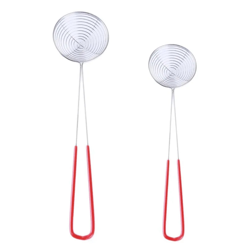 Stainless Steel Spider Strainer Skimmer Ladle Metal Mesh Strainer Boba Scoop