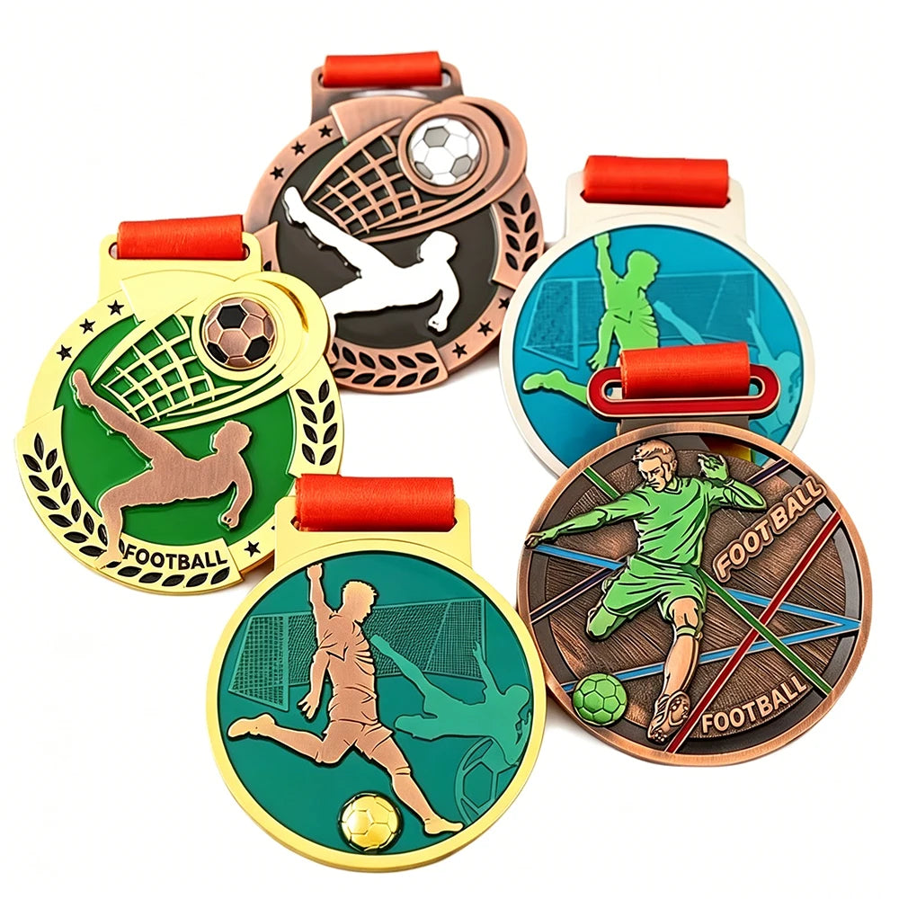Custom Cheap Award Medals Baseball Volleyball Basketball Football Soccer Medals Sport Metal Medallion Custom Sports Medals