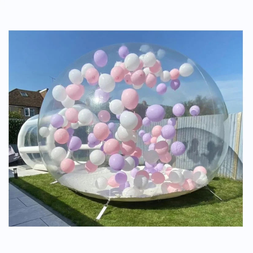 Hot Sale Kids Bubble Dome Bounce Soft Play Area Wedding Party Balloon Tent 1-Year Warranty for Parties
