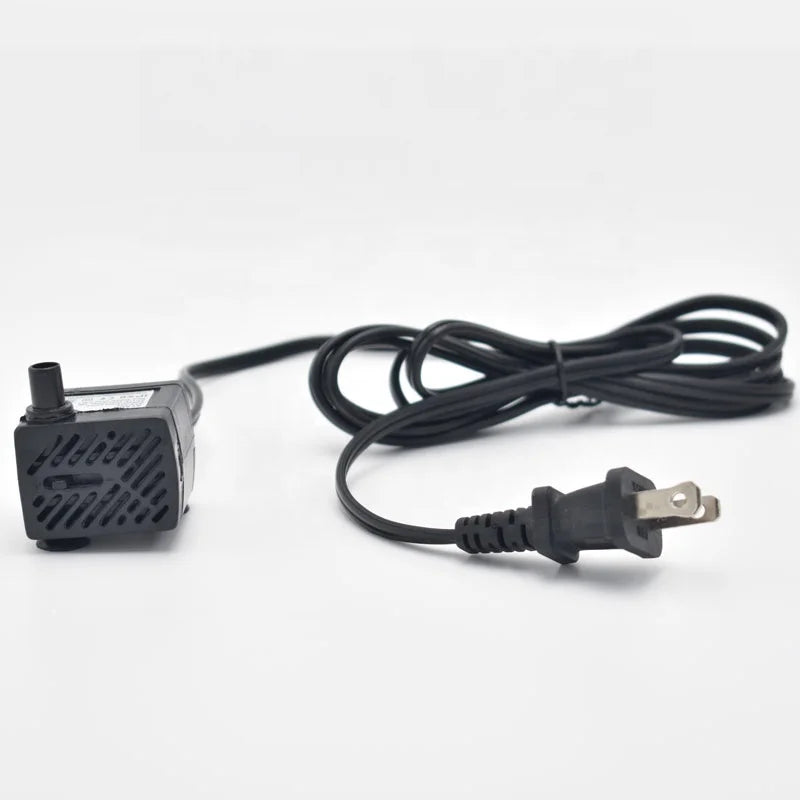 3W OEM Design Centrifugal Submersible Plastic Eco-Friendly Aquarium Water Pump for Fish Tank Pond Fountain with Polarized Plu
