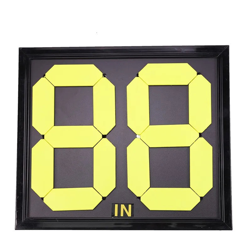 Wholesale LED Football Match Substitution Display Board Football Referee 2 Digit Scoring Substitution Board