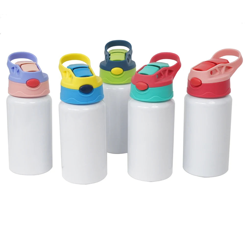 Insulated Tumbler Aluminum Children Sublimation Cups Sublimation Tumbler Water Bottle Blanks for DIY Craft Heat Press Print