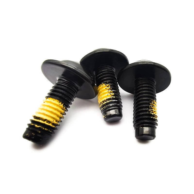 Stainless Carbon Steel Anti-loosening Black Oxide Metric Patched Screw M3 M4 M5 M6 M8 M10 Electrophoresis Automotive Car Bolt
