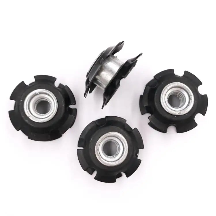 Custom OEM Threaded Swivel Chair Parts Tee Fittings Glides Sliders Leg Tubes Star Nut Polished Finish for Mining Water Treatm