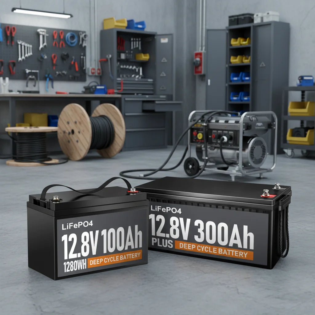 US Stock High-Performance 12V 12.8V 24V 36V Lithium Ion Battery Pack 100Ah 200Ah 300Ah Li-ion LiFePO4 for RV Camping
