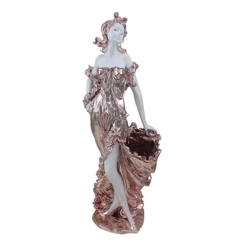 2026 Indoor Sculpture Abstract Large Lady Statue Home Decoration Resin Sculpture