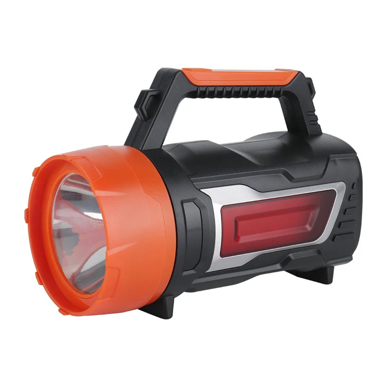 Powerful 8000lm LED Portable Handheld Flashlight Two Light Color with Hand Crank Dyanmo Powerbank Function USB Charging Outdo