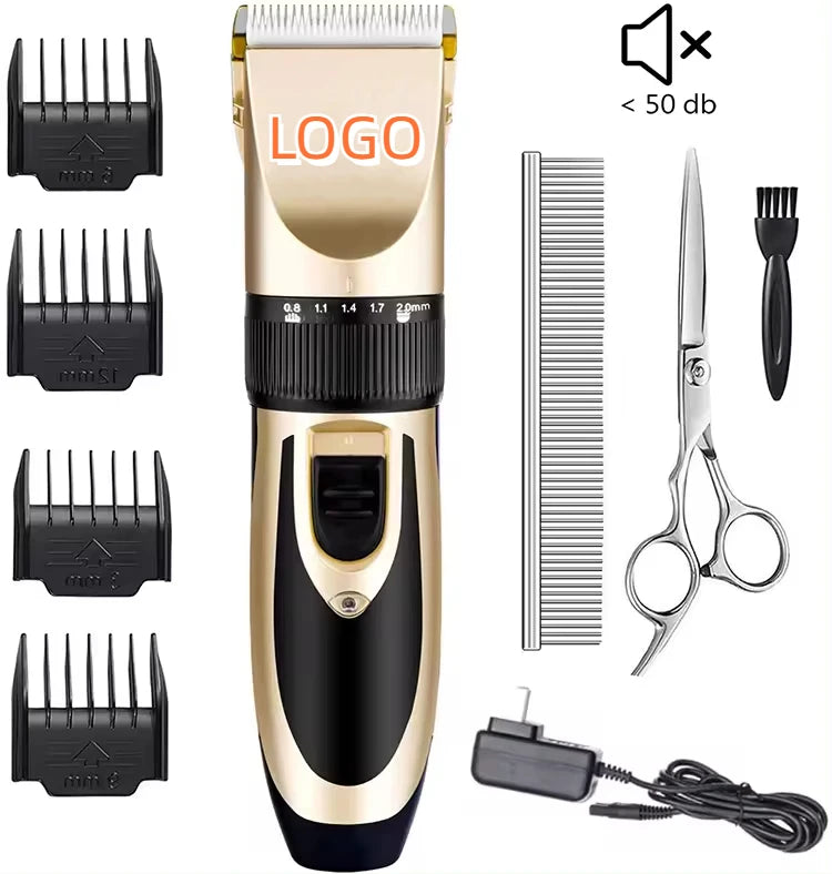 Hot Sale Pets Hair Clippers Kits for Dog Cat Professional Dog Hair Clipper Trimmer Pet Shaver Grooming Clippers Set