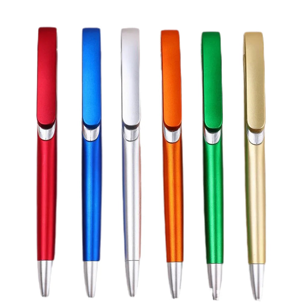 Wholesale Custom Logo Printed Plastic Ball-Point Pen From China Factory 1.0mm Writing Width for School & Office Advertising