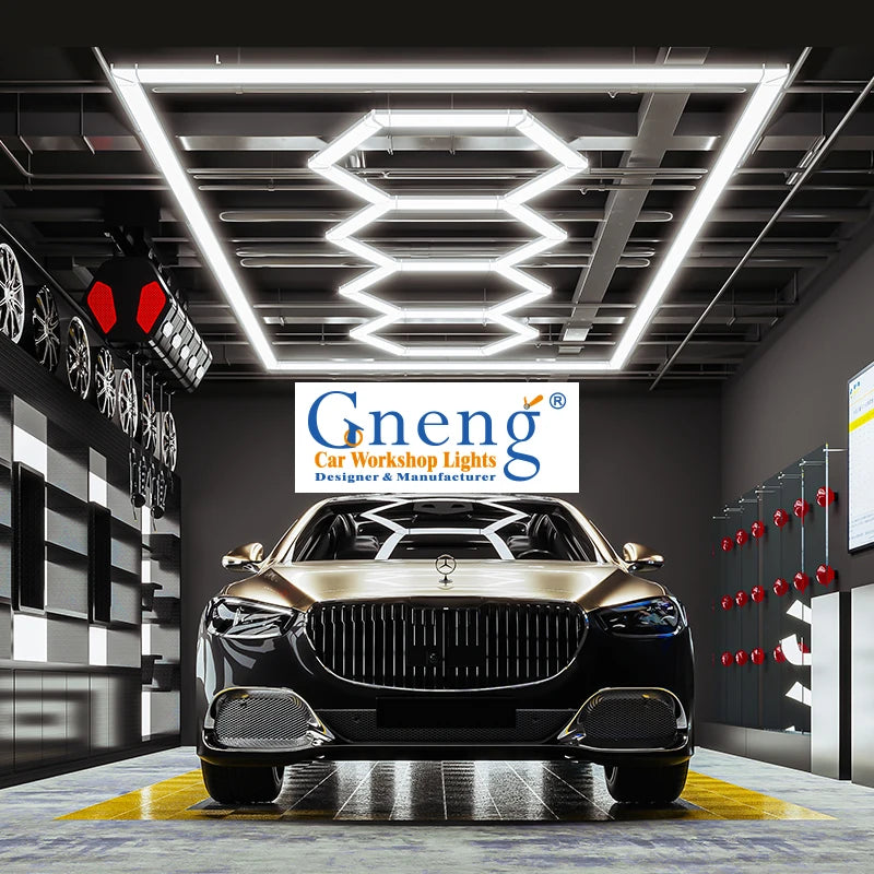 Professional 80mm Width 6500K Car Polishing Garage Beauty Repair Car Showroom Panel Light