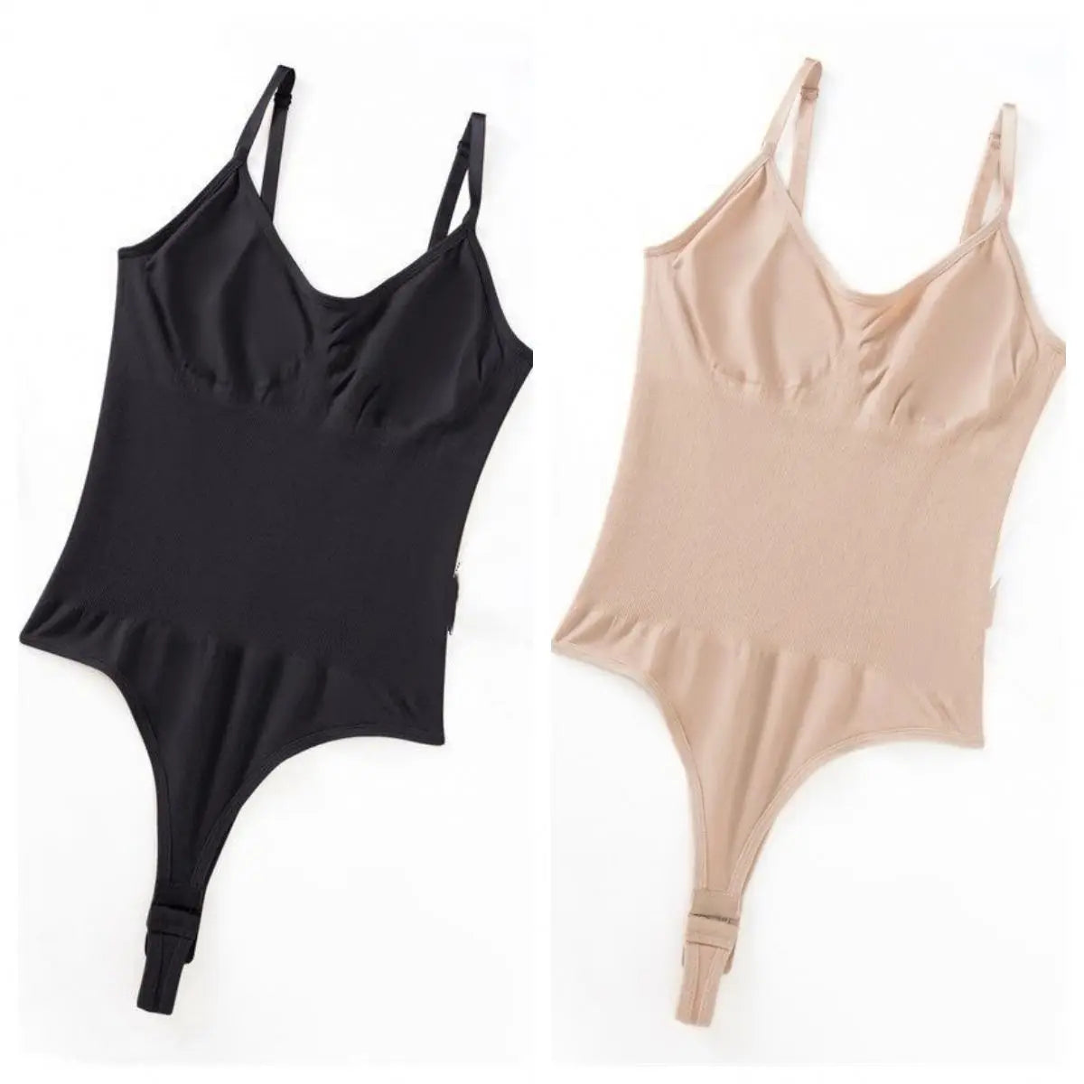 High Quality Women Sleeveless Adjustable Compression Comfort Cotton Square Neck Bodysuit