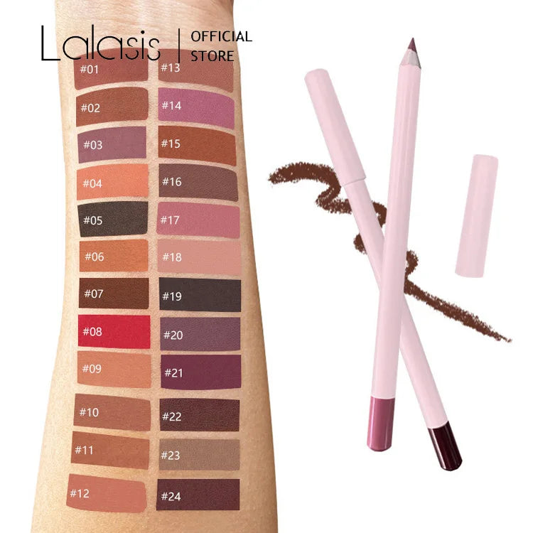 Lalasis Cosmetics Lipliner Waterproof Lip Liner Pencil Cream Nude Vegan Lip Liner Lipliner