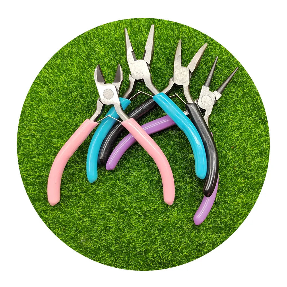 Jewelry Pliers   Making Tool Small Tong Head Round Nose Pliers Jewelry Pliers for DIY Crafts Jewelry Tools