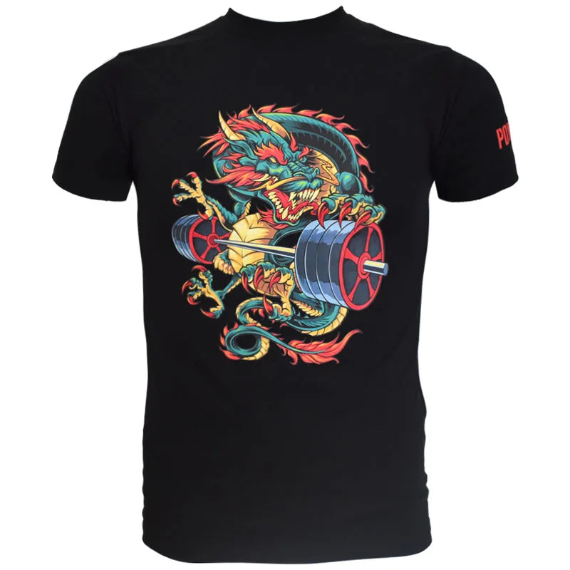 POWER  DRAGON Bodybuilding Fitness Power Lift Non-slip Silicone Can Be Customized LOGO Cotton