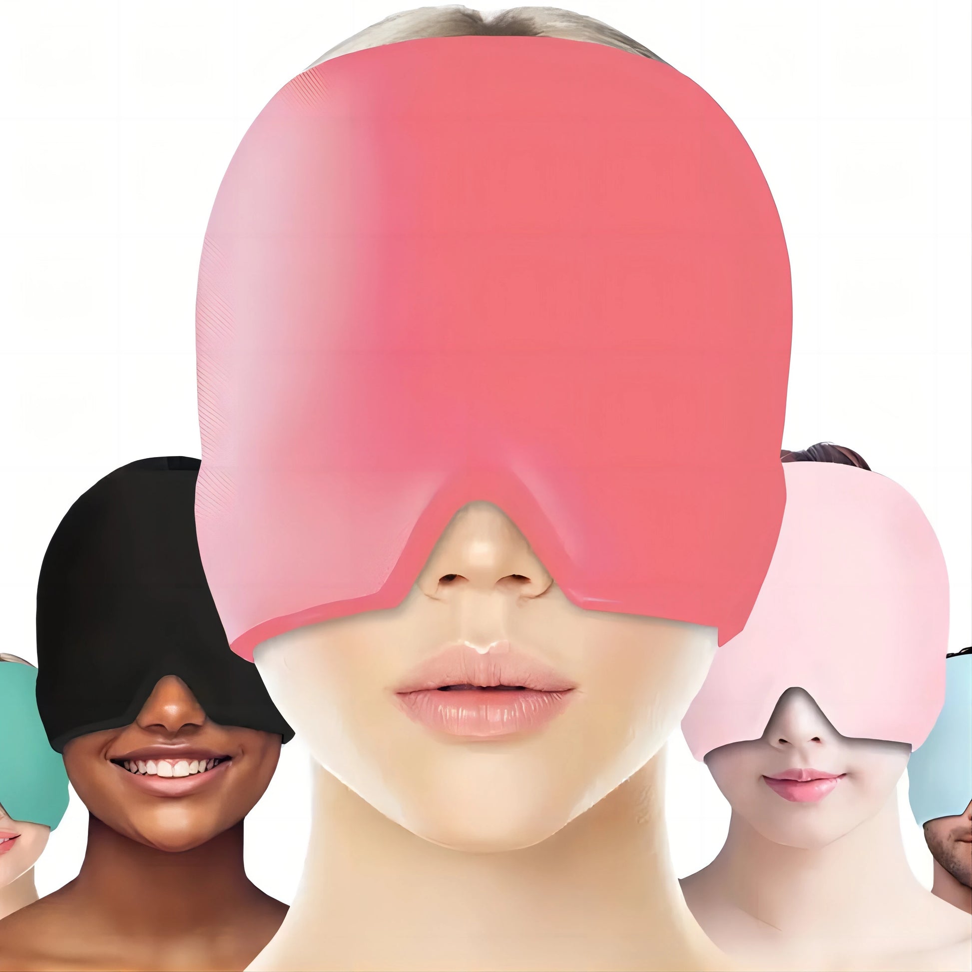 BBK Migraine Relief Cap Soothing Headache Ice Pack Mask Cooling Gel Hat CE Certified