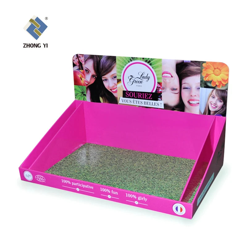 Promotional Corrugated POS Counter PDQ Display Box Cardboard Counter Display Stands