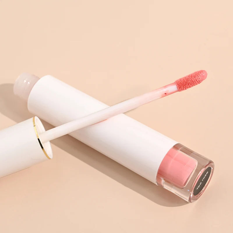 Wholesale Cosmetic Matte Liquid Lipgloss Makeup Plumping Long Lasting Lipgloss Soft Velvet Matte Lip Gloss