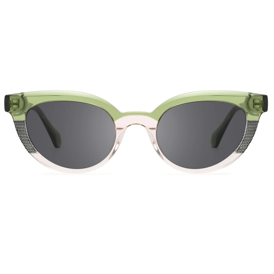 Ladies Quality High Luxury Cellulose Acetate Designers Handcraft Polishing Hot Cat Eye Girl Shades Sunglasses
