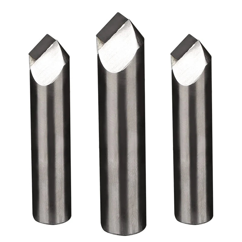 HUHAO Diamond PCD Chamfering Cutter Engraving Bit CNC Cutting End Mill for Computer Engraving End Mill