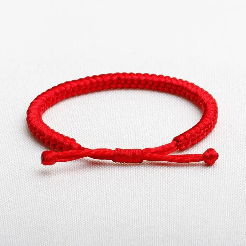 AA0160217 Fashion Hot Yoga Handmade Woven Jin Gang Knot Red Rope Bracelet Women Men Lucky Jewelry