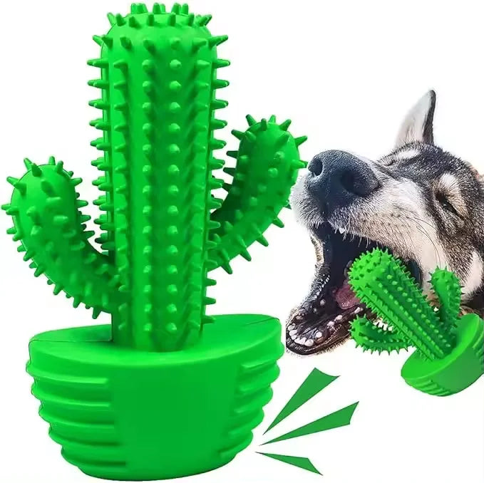 Dog Chew Toy Toothbrush Stick Teeth Cleaning Brush Dental Medium Large Dog Puppy Easter Squeaky Toy Aggressive Chewers Tough 