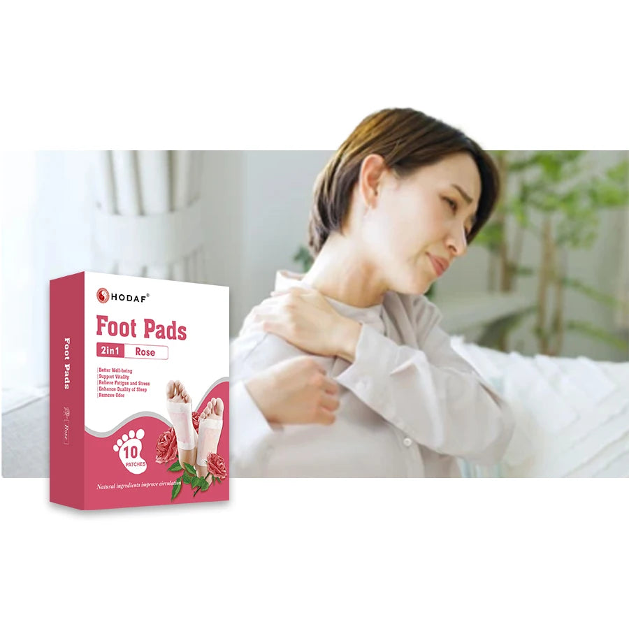 Best Selling Products 2026 Natural Bamboo Vinegar Cleansing Foot Patch 2 in 1green Tea Foot Pads
