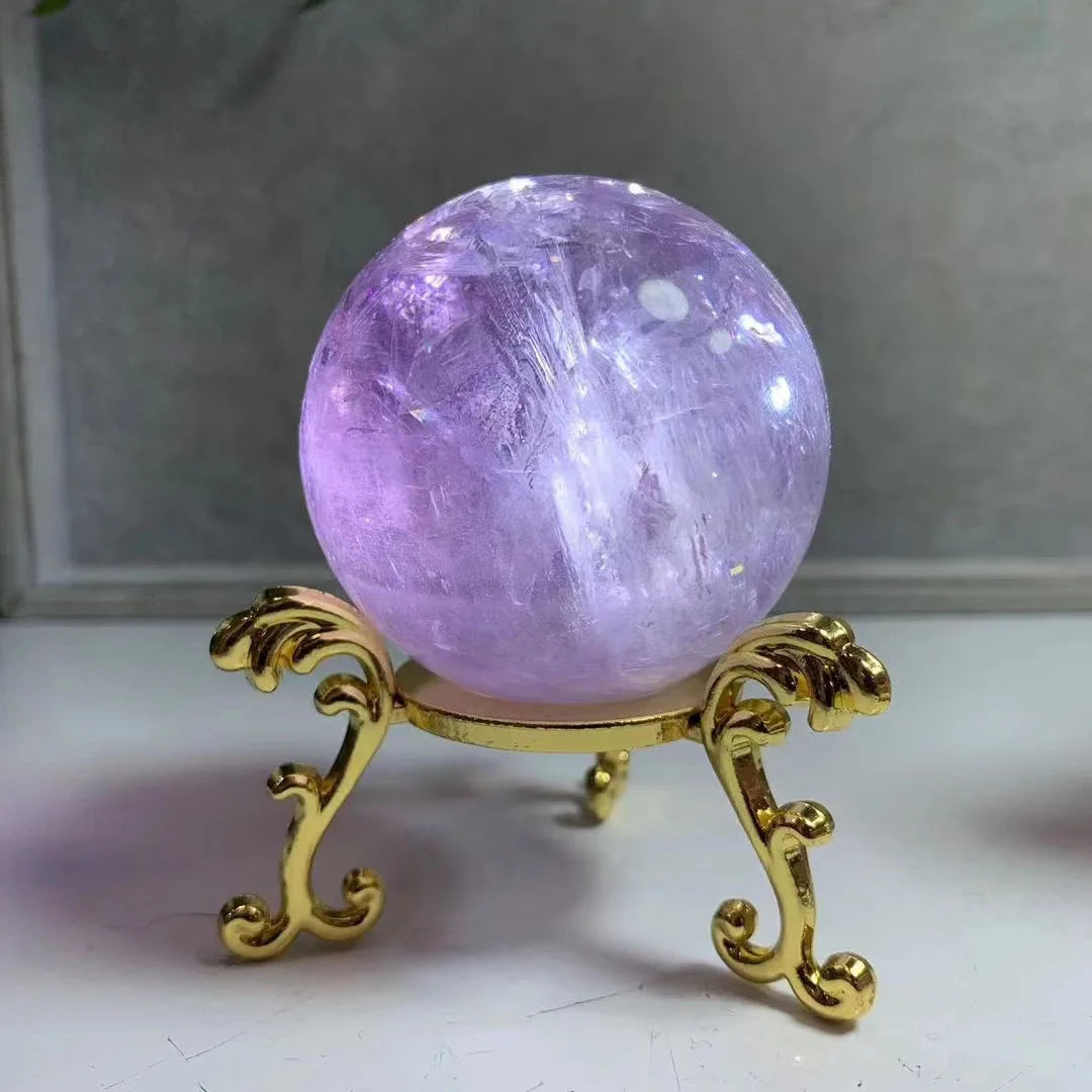 Wholesale Bulk Rose Quartz and Amethyst Stones Spiritual Rock Crystals Angel Style Engraved Carved Feng Shui Spheres