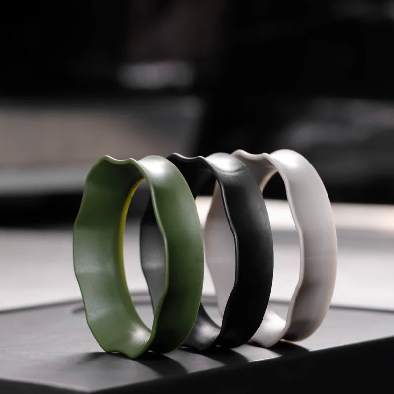 Eco-Friendly Intelligent Espresso Dosing Funnel Ring 51mm 53mm 58mm ABS Customizable Logo Coffee Powder Funnel