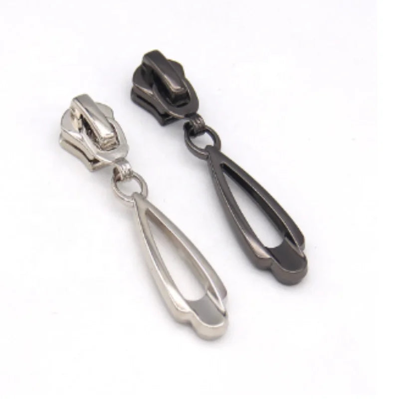 Meetee ZT943 5# Garment Bags Zipper Accessories DIY Replaceable Zipper Head Clothing Automatic for  Zippers Slider