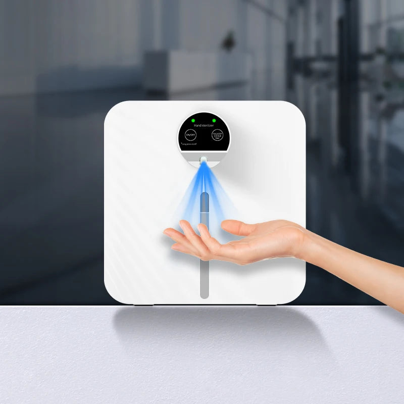 800ML Automatic Induction Foam Soap Dispenser Wall-Mounted ABS Material Household Bathroom Battery Powered Spray Disinfection