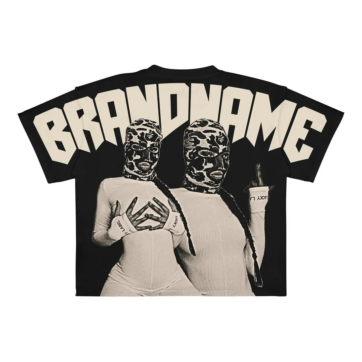 Custom Y2K Heavyweight 100% Cotton Men's Oversized Vintage O-Neck Collar T-Shirts New Trendy Gothic Printed Washed Jersey Fab
