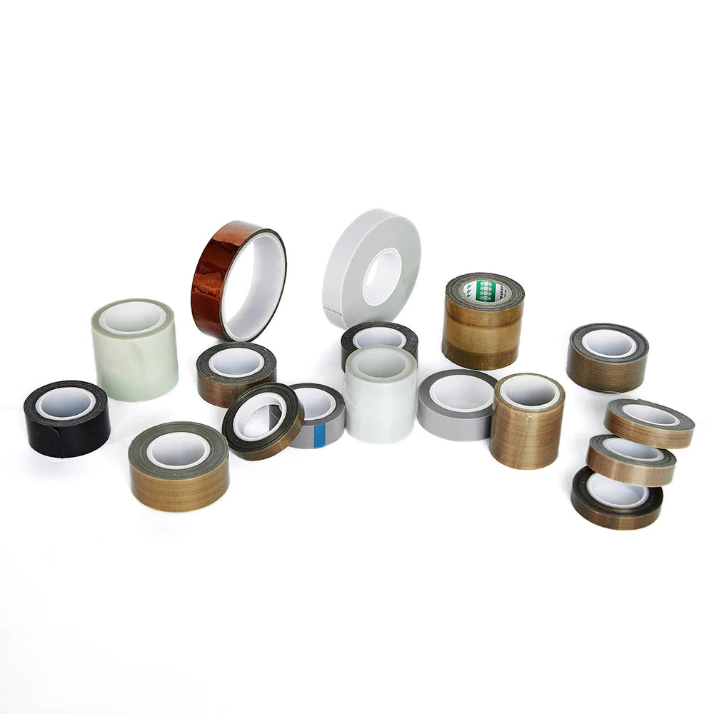 High Temperature Resist PTFE Fiberglass Cloth with Silicone Glue Self Adhesive PTFE Adhesive Tape