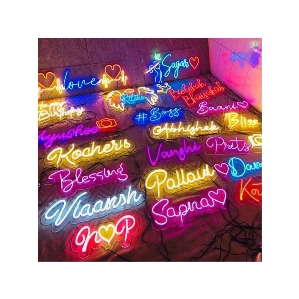 Winbo Manufacturer Hot Selling Custom Decorative Lighting Letters Acrylic Led Neon Lights Wedding Neon Sign Party Neon Signs