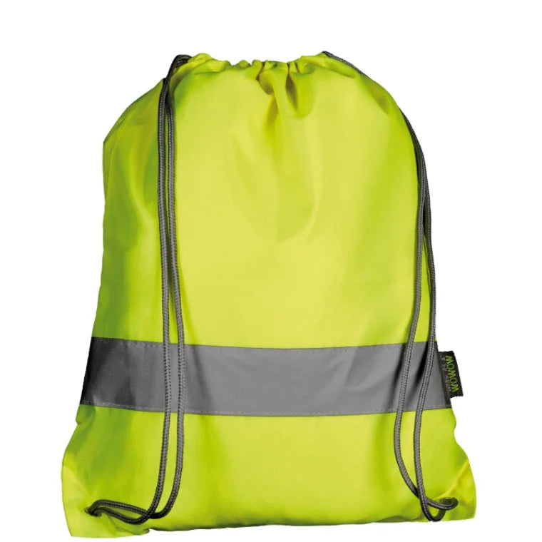 Foldable Folding Reflective Drawstring Backpack Portable Lightweight Storage Sports Gym Daily Gift Bag