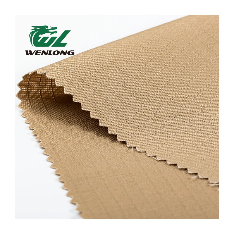 RTS Khaki T/C 80/20 Flame Retardant Anti Tearing Camouflage Ripstop Woven Fabric for Tactical Gears Girls' Dresses & Suits
