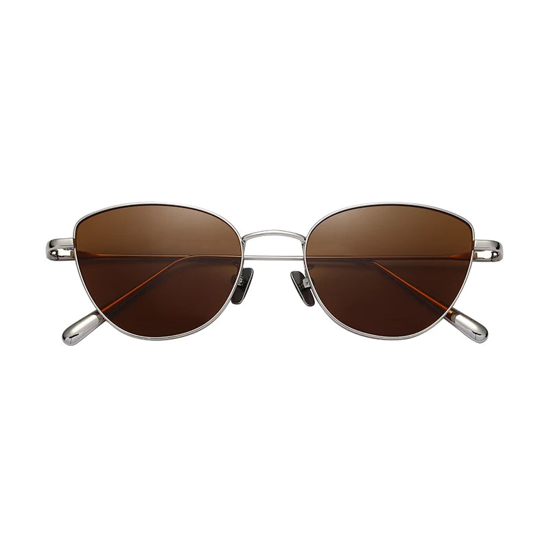High Quality Retro Metal Sunglasses Polarized UV400 Custom Logo Comfortable Style Eyewear for Men Women