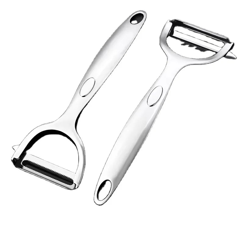 Stainless Steel Multi-functional Fruit and Vegetable Peeler Kitchen Household All Steel Potato Peeler