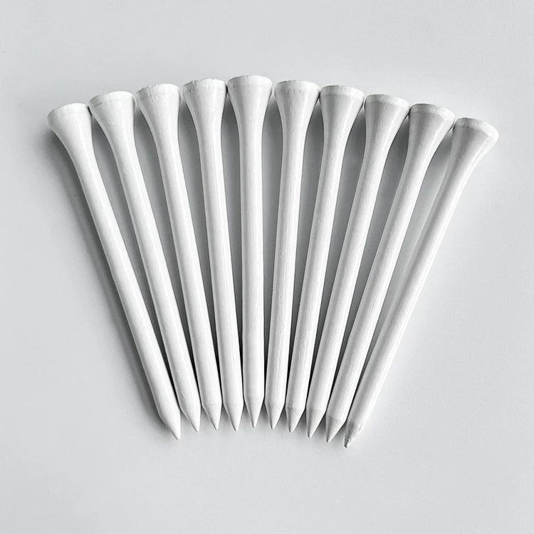 Custom Logo Custom Color Eco-Friendly Biodegradable 100% Natural Bamboo Golf Tees 70mm/83mm Sizes Unique Design Custom Packag