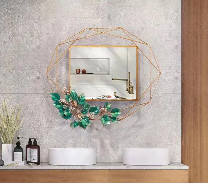82*73 New Dropshipping Products 2024 Large Wall Bedroom Makeup Mirrors Bathroom Home Decor Luxury Art Frame House Decoration