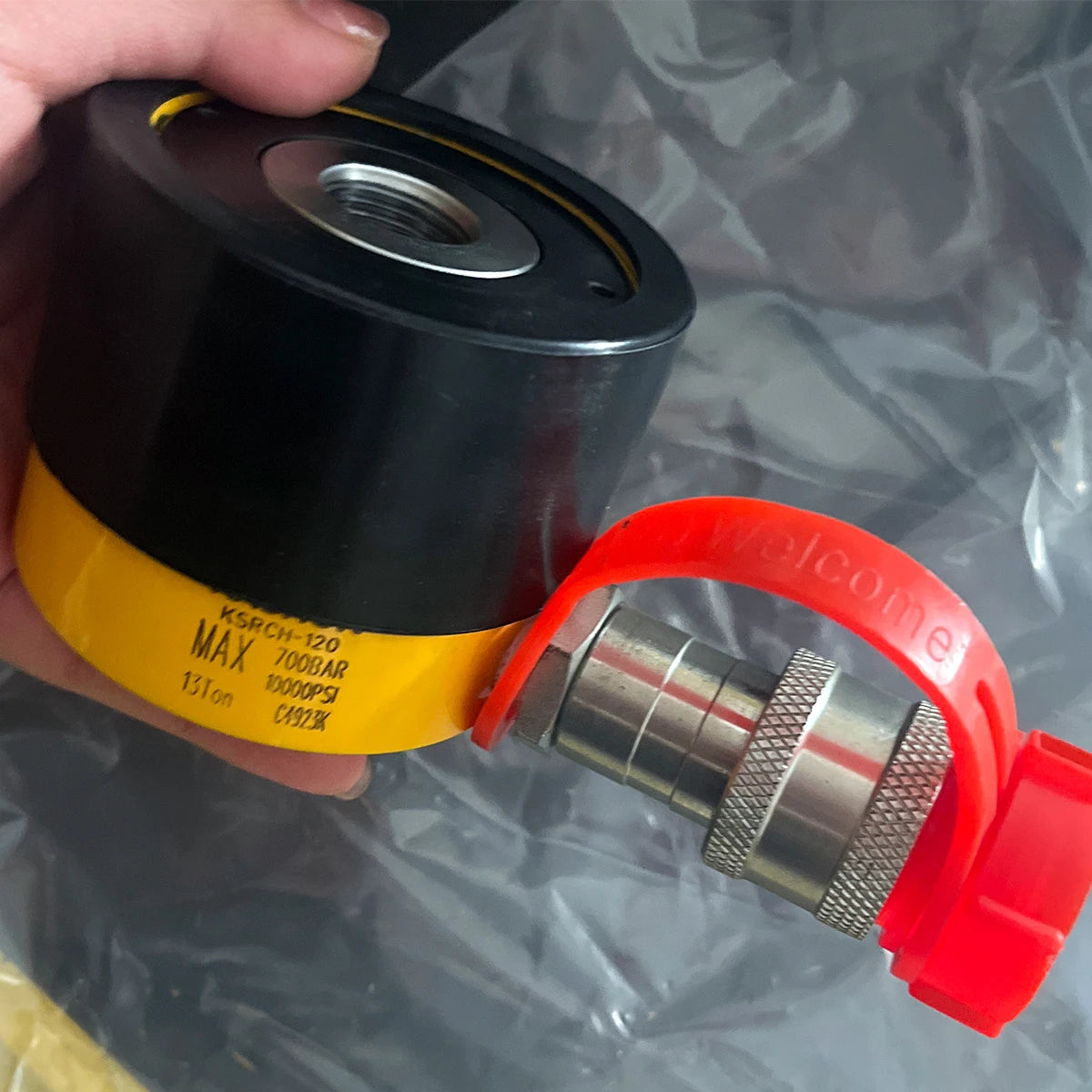 RCH120 Single-Acting Center Hole Jack Hydraulic Hollow Plunger Cylinder